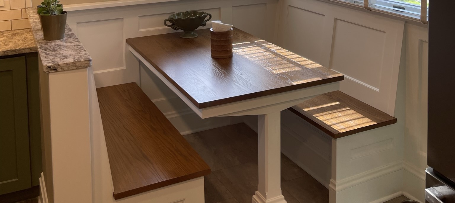 New Kitchen with Custom Seating in Lakewood, OH